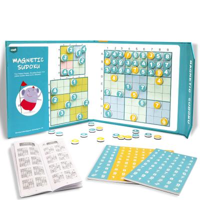 China 3 in 1 Cheap Educational Learning Game Toy Children Paperboard Puzzle Kids Logic Sudoku for sale