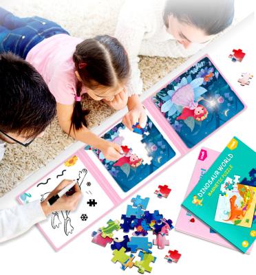 China Not only for puzzle game but also for drawing board. UCMD Wholesale Jigsaw Puzzle Games Custom Personalized Puzzle For Kids for sale