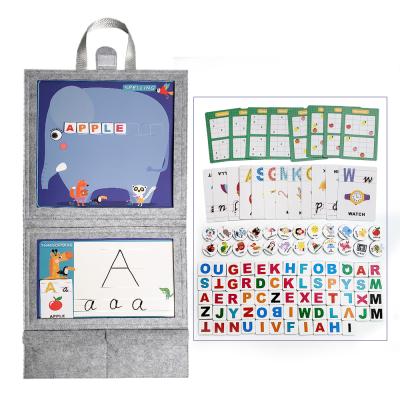 China Not just for learning but for a drawing board and pzzle game. UCMD Toy Playing Kids English Learning Board Alphabet Letter Puzzle Educational Game for sale