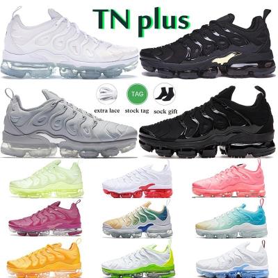 China Cushioning designer running shoes tn plus vapor for men women black white college triple max for sale