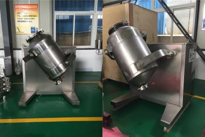 China Powder Small Stainless Steel Chemical Granules Pharmaceutical Medical Dry Herb Powder Three Dimensional Mixer Machine for sale