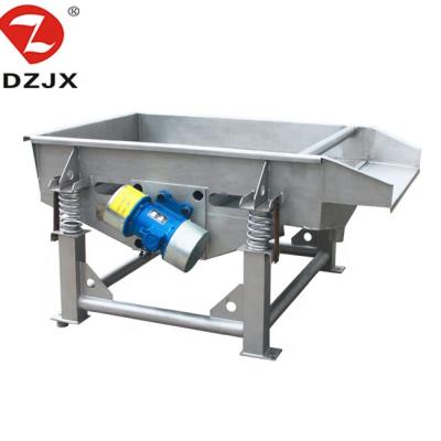 China Food Processing Sand Sieving Machine Vibration Screen Linear Screen Sieve for sale