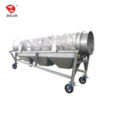 China DZ Automatic food/metal/chemical/pharmaceutical industry compost soil sand gravel trommel vibrating screen drum sieve screen machine for sale