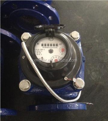 China Large diameter dry type woltman water meter with pulse output for sale