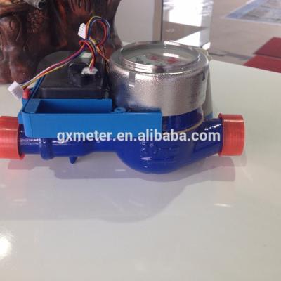 China Electronic impulse water meter with motor valve for sale