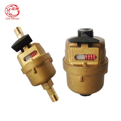 China Brass body Class C Rotary piston volumetric water meter en venta