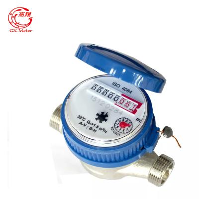 China 360 Rotary Counter Single jet dry type vane wheel cold water meter 1/2 for sale