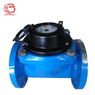 China Epoxy Coated Cast Iron Material Turbine WM Water Flow Meter for sale