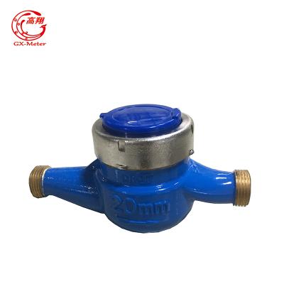 중국 Anti- rust stainless steel cover cast iron body multi jet water meter 판매용