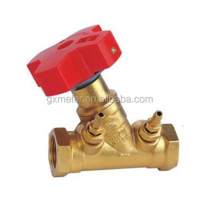 China brass balance valve en venta