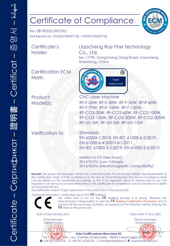 CE - Liaocheng Ray Fine Technology Co., Ltd.