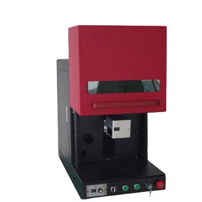 China Laser Marking 100W 120W JPT Laser Source Mopa Fiber Laser Machine Enclosed Laser Marking Machine for sale