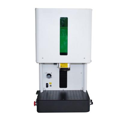 China Laser Marking New Type Closed Metal Fiber Laser Engraving Machine With 80W M7 Laser Source for sale