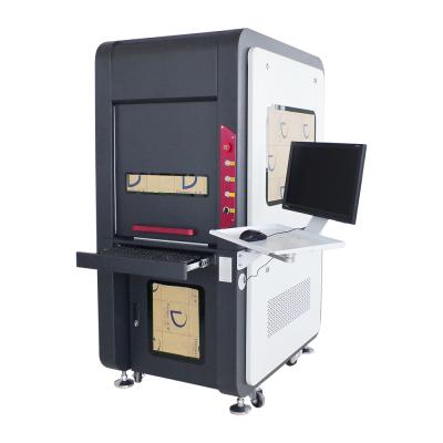 China 10W Glass Laser Shortwave UV Marking Machine Closed Fiber Laser Marking Machine Visual Laser Marking Machine for sale