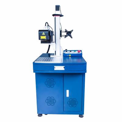 China 3D Metal Surface Curved Fiber Laser Marking Machine JPT Laser Engraving Machine 3D Product for sale