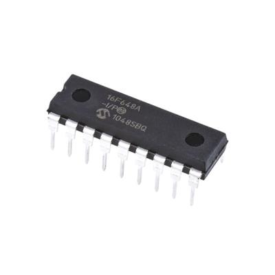 China Manufacture various Chips original Microcontroller IC PIC16F648A-I_P from factory for sale