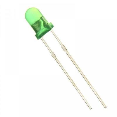 China 3mm Green LED 45 Degree Angle Two Pin Light Emitting Diodes Premium Electronic Components 5GLWC for sale