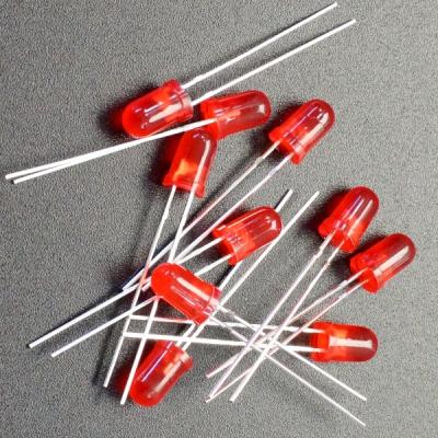 China wholesale cheap electronic component led high quality diffuse red Ampleflen Boend 5RDif 5mm professional manufacture for sale