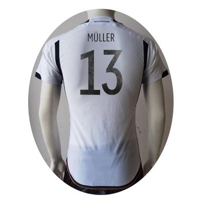 China World Player Smooth Breathable Elastic Soccer Jerseys REASONABLE Cheap 2022 Cup Soccer Jersey Germany Player Version Soccer T-shirt MULLER Football for sale