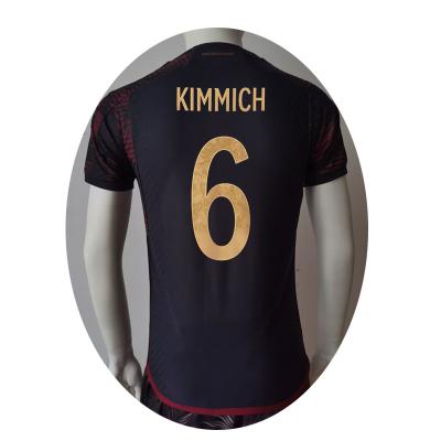 China World Smooth Breathable Elastic Soccer Jerseys REASONABLE MULLER c Heap Football Shirt Germany Player Version Soccer T-Shirt 2022 Cup Football Tank Top for sale