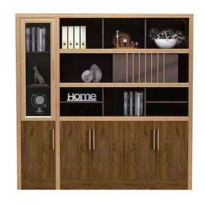 China (Other) Walnut Aluminum Wooden Packing Metal Cabinet 2000*400*2000mm Adjustable Filling Single Bedroom Bookcase for sale