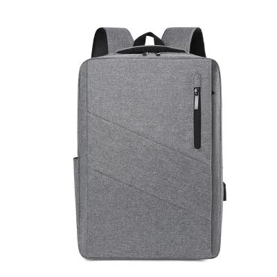 China wholesale business back pack with USB Charging port men computer laptop backpack for sale