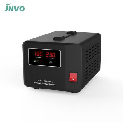 China SVC 2000VA Air Conditioner AC Power AVR Single Phase Stabilizer Electric Home Automatic Voltage Regulator for sale