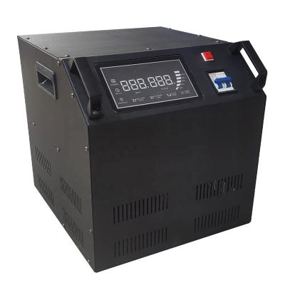 China Home 220v Single Phase SVC 9000w 15000va AC AVR Power Digital Servo Stabilizer Auto Surge 15kva Voltage Regulator for sale