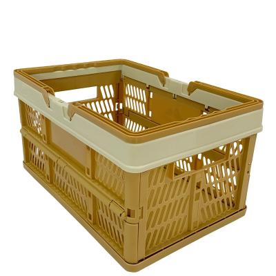 China 1) Supermarket 2)Shops Promotion Gift Storage Plastic Basket Supermarket Foldable Easter Basket for sale