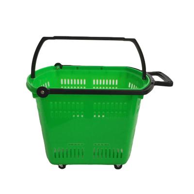 China Reusable Plastic Shopping Goods Supermarket Trolley Shopping Trolleys For Senior for sale