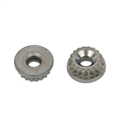 China OEM CNC Hardware Parts Furniture Hardware Black Galvanized Hollow Rivet Stamped from Stainless Steel for sale