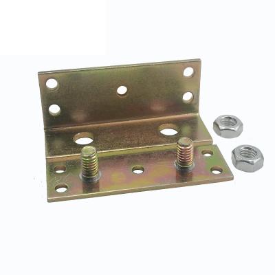 China Especificações 83 * 24 * 2,8 mm Conjunto de oito acessórios de hardware de engrenagem de ferro para cama à venda