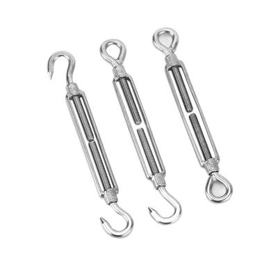 China High Polished Stainless Steel European Type Eye and Hook Open Body Turnbuckle for Marine for sale