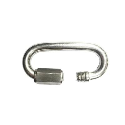 China Stamping Process Stainless Steel Trailer Chain Hook Climbing Buckle Clip Rigging Hardware for sale