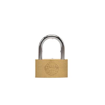 China High Security 30mm High Security Cheap Price Portable GLOBE Brass Padlock With Keys for sale