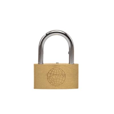 China High Security 60mm High Security Cheap Price Portable GLOBE Brass Padlock With Keys for sale