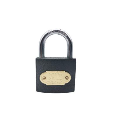 China 38MM high security and low cost iron padlock YONGGU contemporary and contracted portable padlock, with keys for sale