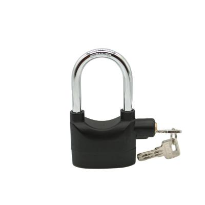 China Long Beam Lock Waterproof Motor Bicycle Siren Aluminum Alloy Alarm Anti-theft Padlock for sale