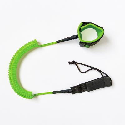 China coiled & High Quality Stretchable Multi Color SUP Paddleboard Leash Ankle Leash Guaranteed for sale