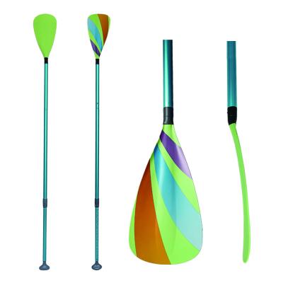 China Detachable 3 Piece SIP Adjustable Lightweight Paddle Board Paddles Floating Alloy Shaft Paddleboard Paddle for sale