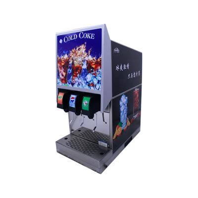 China Beverage cola drink fountain automatic cola drink dispenser machines 3 valves cola dispensing machine 400*710*875mm for sale