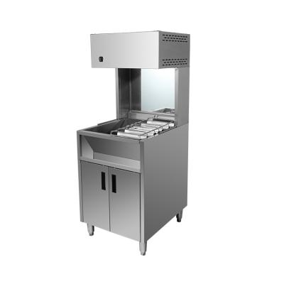 China Commercial freestanding heated cabinet food warmerholding cabinet 600*700*1560mm for sale