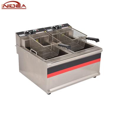 China food & Beverage factory restaurant commercial stainless steel table top electric chicken fryer machine for sale