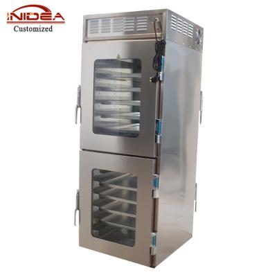 China Customized Chip Workstation French Fries Snack Hotter Display For Fast Food Restaurant 685*868*1945mm for sale