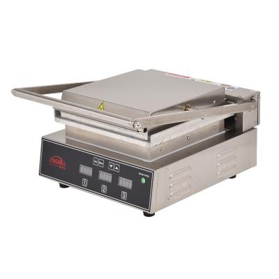 China Hotel Countertops Commercial Steel Flat Surface Electric Touch Griddle Grill for sale