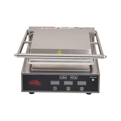 China Hotel Thickened Griddle Aluminum Counter Top Non Stick Griddle Double Side for sale