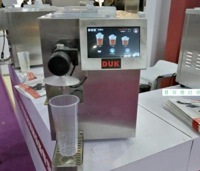 China Newly Developed Snacks Factory Guangzhou DUK Snack Machine Milk Frothing Machine Milk Frother Machine for sale