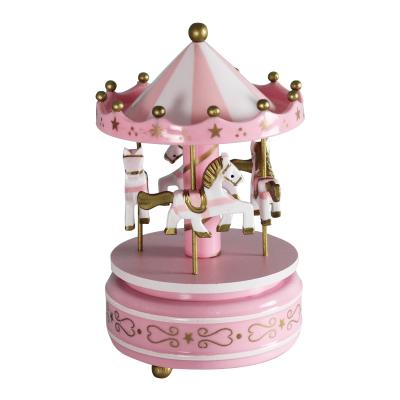 China Wholesale Plastic Carousel Childhood Memories For Kids Song Custom Music Box for sale