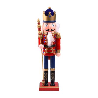 China Christmas Wooden Wholesale Classic Wooden Nutcracker for Gifts and Decorations for sale