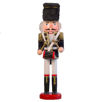 China High Quality Nutcracker Soldier Black 30cm Beater From Europe For Christmas Decoration for sale